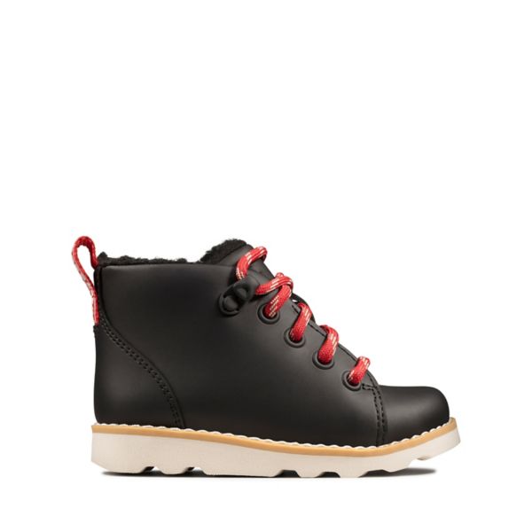 Clarks Girls Crown Tor Toddler Casual Shoes Black | USA-391824